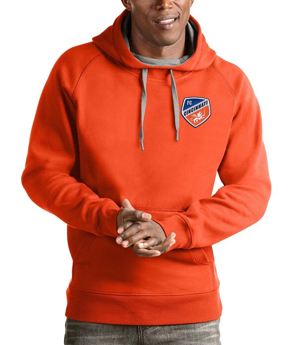 アンティグア メンズ アウター パーカー・スウェット Antigua MLS Eastern Conference Hoodie FCincinnati Mango