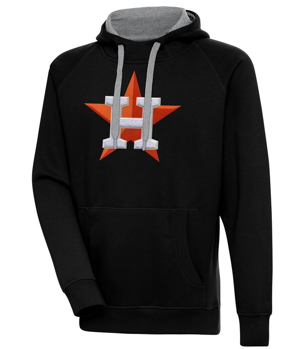 アンティグア メンズ アウター パーカー・スウェット Antigua MLB Chenille Patch Victory Pullover Hoodie Houston Astros Black 黒いこと