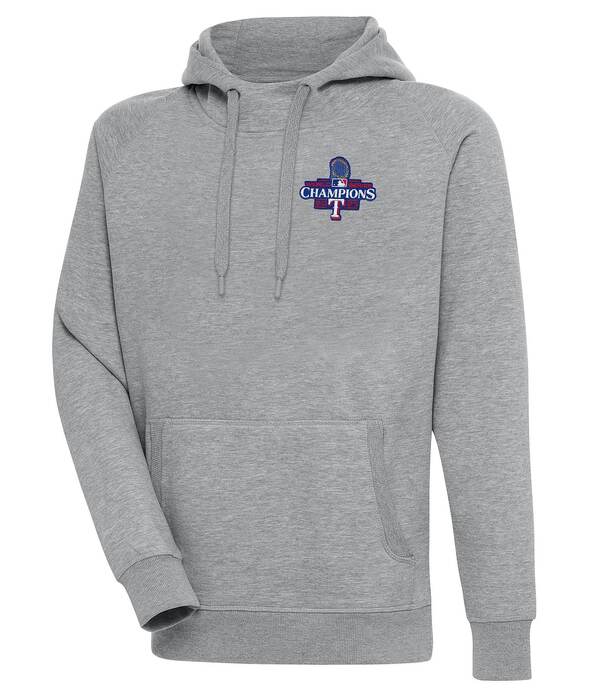 アンティグア メンズ アウター パーカー・スウェット Antigua MLB Texas Rangers 2023 World Series Victory Hoodie Grey Heather グレー 20,335円
