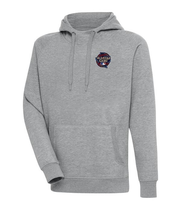 アンティグア メンズ アウター パーカー・スウェット Antigua MLB 2024 All-Star Game Victory Hoodie Grey Heather 薄墨色