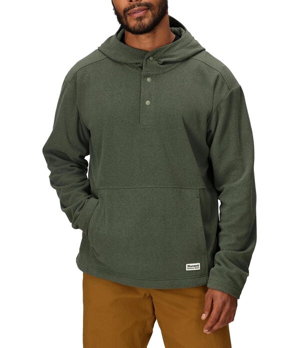 マーモット メンズ アウター パーカー・スウェット フリース Marmot Felton Fleece Hoodie Olive Grove Heather ヘザー