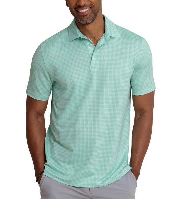 サウザーンタイド メンズ トップス シャツ プリント Southern Tide Driver Springeo Printed Short Sleeve Polo Shirt Garden Grove