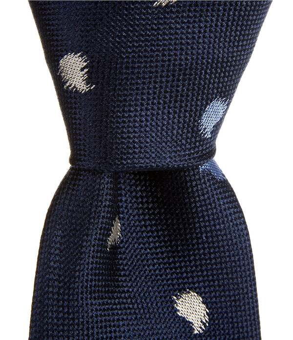 ムラノ メンズ アクセサリー ネクタイ シルク Murano Graham Brushed Pine Slim 3 Silk Tie Navy ネイビー