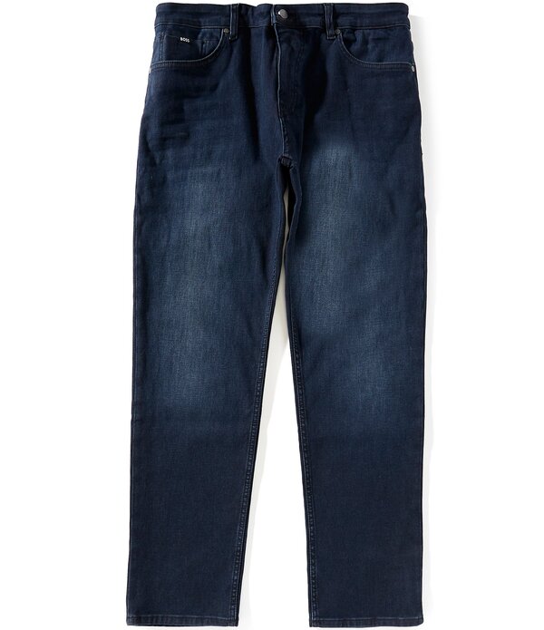 ヒューゴボス メンズ ボトムス デニムパンツ ジーンズ Hugo Boss Stretch Denim Regular-Fit Jeans Dark Blue ブルー
