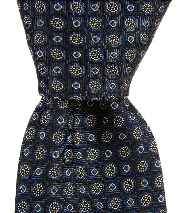 ヒューゴボス メンズ 付属品 タイ 地絹 Hugo Boss Patterned Jacquard Skinny 2 1/4 Silk Tie Dark Blue 青み