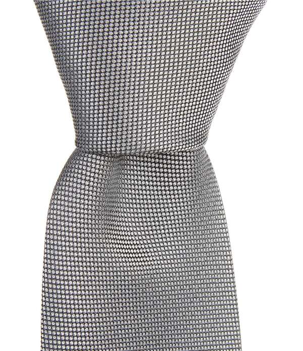ヒューゴボス メンズ 付属品 タイ 地絹 Hugo Bossolid Jacquard Skinny 2 1/4 Silk Tie Open Grey 薄墨色