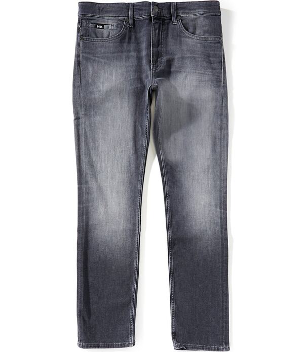 ヒューゴボス メンズ ボトムス デニムパンツ スリムフィット ジーンズ Hugo Boss Delaware Slim Fit Denim Jeans Charcoal チャコール