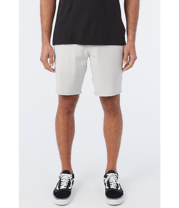 オニール メンズ ボトムス ハーフパンツ・ショーツ ショートパンツ O'Neill Reserve Solid Heather 19 Outseam Hybrid Shorts Fog ヘザー