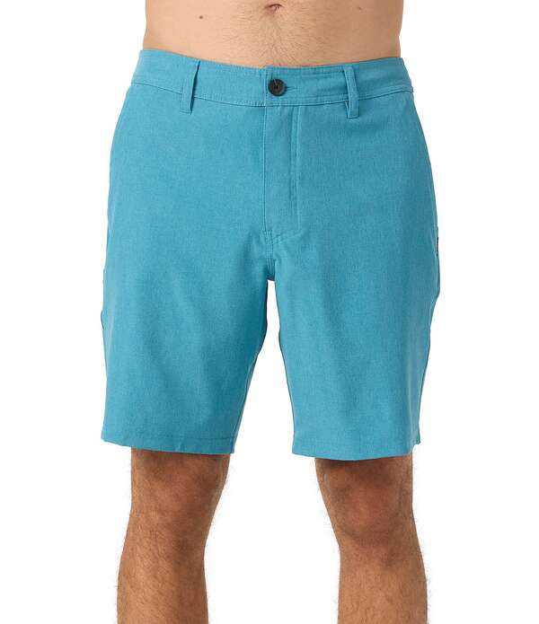 オニール メンズ ボトムス ハーフパンツ・ショーツ ショートパンツ O'Neill Reserve Solid Heather 19 Outseam Hybrid Shorts Heather Storm ヘザー