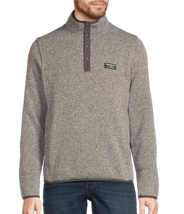 エルエルビーン メンズ アウター パーカー・スウェット セーター フリース L.L.Bean Sweater Fleece Pullover Grey Heather グレー｜ReVida 店
