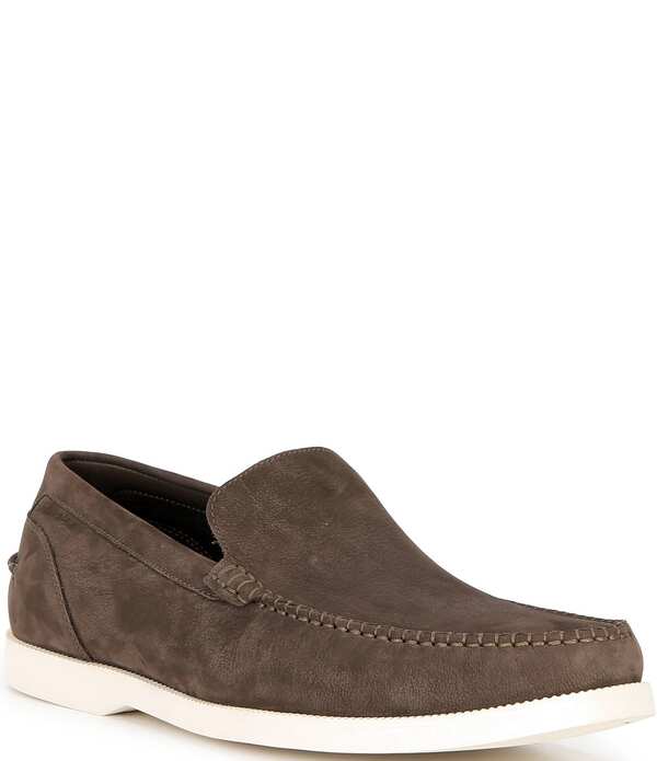 コールハーン メンズ シューズ スリッポン・ローファー Cole Haan Men's American Classic Hamptonubuck Loafers Truffle/Ivory アイボリー 31,070円