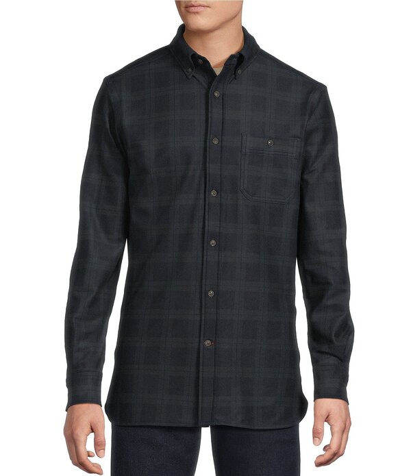 ダニエル クレミュ メンズ トップス シャツ Cremieux Blue Label Check Long Sleeve Overshirt Ponderosa ブルー