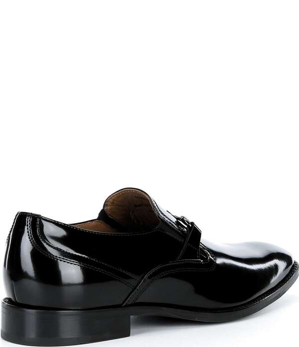 ジョンストンアンドマーフィー メンズ シューズ スリッポン・ローファー レザー Johnston & Murphy Men's Richland Leather Bit Buckle Loafers Black ブラック