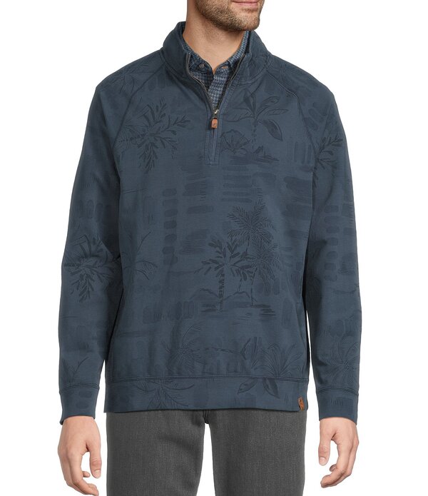 トッミーバハマ メンズ アウター ニット・セーター Tommy Bahama Midnight Shade Half-Zipullover Night Sky 13,285円