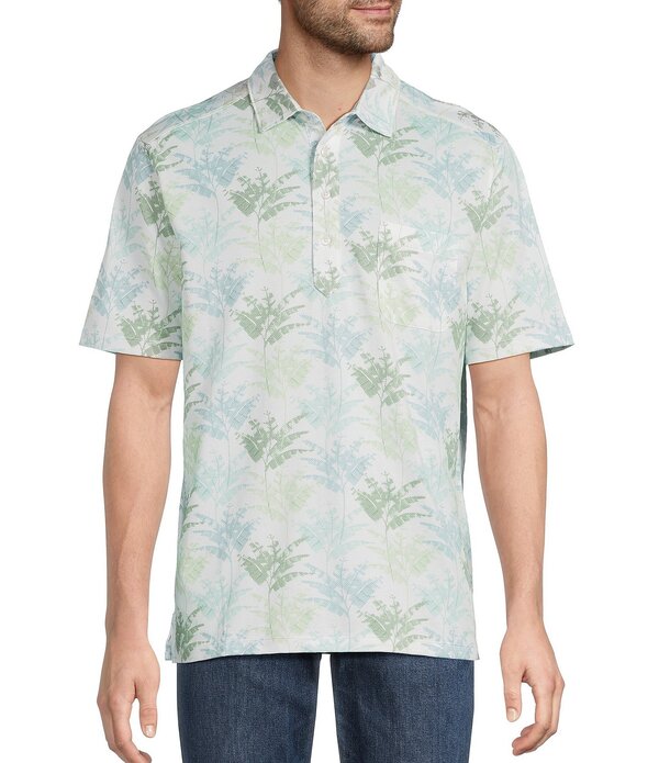 トッミーバハマ メンズ トップス シャツ Tommy Bahama San Lucio Verde Palmshort Sleeve Polo Shirt Elm 28,350円