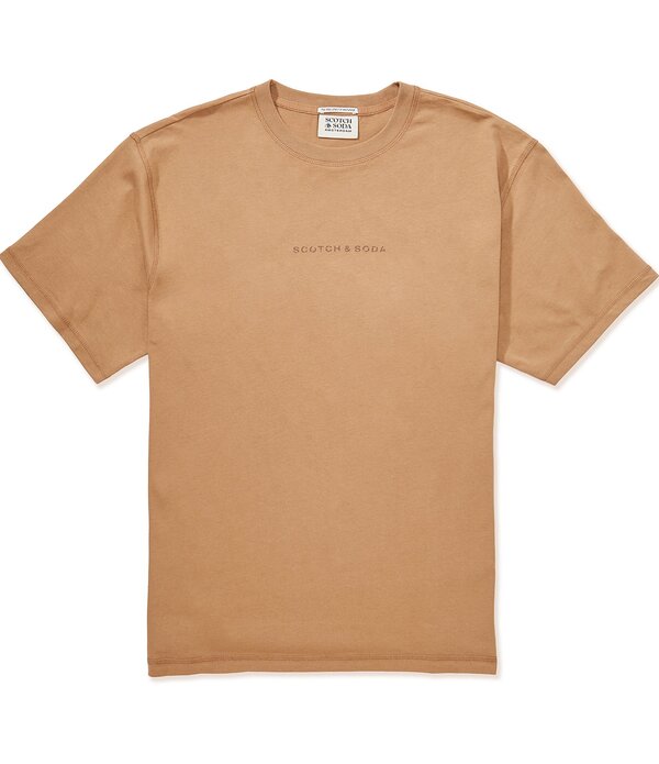 スコッチアンドソーダ メンズ トップス シャツ Scotch & Soda Chest Artwork Short Sleeve T-Shirt Amphora