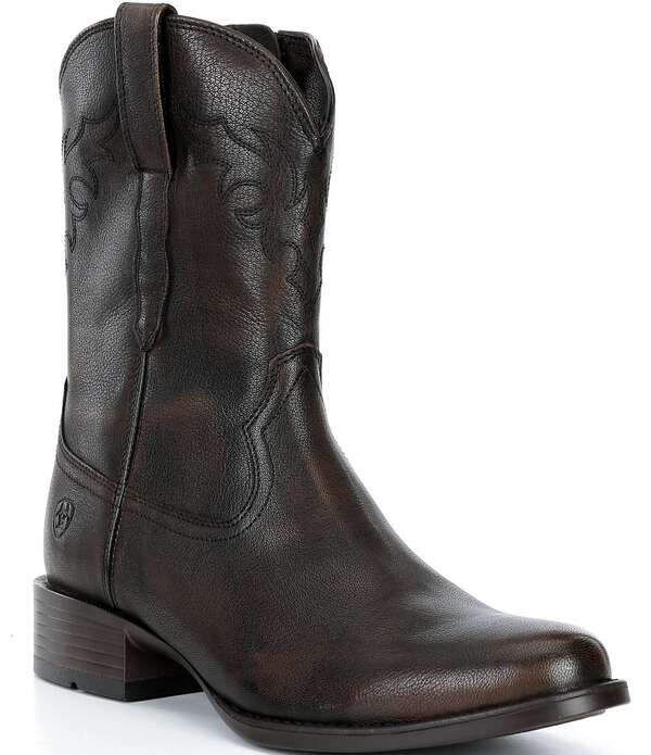アリアト メンズ シューズ ブーツ・レインブーツ レザー Ariat Men'sonoro Leatheroper Toe Western Boots Chocolate Truffle チョコレート
