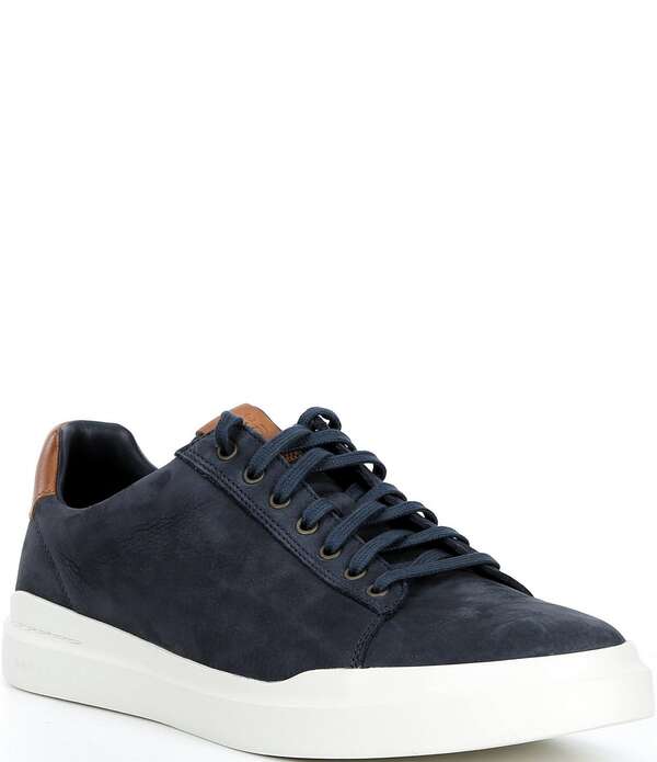 コールハーン メンズ シューズ スニーカー レース Cole Haan Men's GrandPro Rally Nubuck Lace-to-Toe Sneakers Navy Blazer/British Tan/Ivory アイボリー