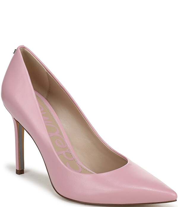 サムエデルマン レディース シューズ 踵 なめし革 Sam Edelman Hazeleather Pointed Toe Stiletto Pumps Primrose Pink サクラ色