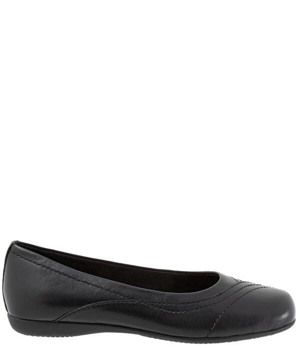 トロッターズ レディース シューズ パンプス レザー Trottersasha Leather Slip-On Flats Black ブラック
