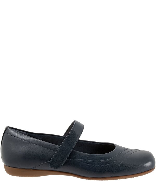 トロッターズ レディース シューズ パンプス なめし革 Trottersherese Leather Mary Jane Flats Navy 米国海軍
