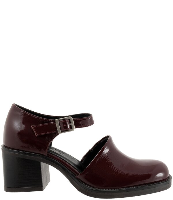 ブエノ レディース シューズ パンプス なめし革 踵 Bueno Rita Patent Leather Block Heel Mary Jane Pumps Burgundy Patent バーガンディ