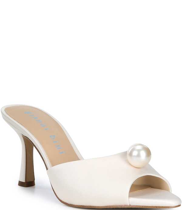 ジャンビニ レディース シューズ サンダル サテン Gianni Bini Preston Satin Pearl Ornamentedresslide Sandalsweet Cream クリーム 29,452円