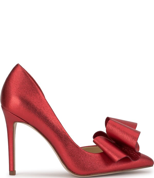 ジェシカシンプソン レディース シューズ パンプス Jessica Simpson Penari Bow d\u0027Orsay Pumps Red Muse 赤いこと