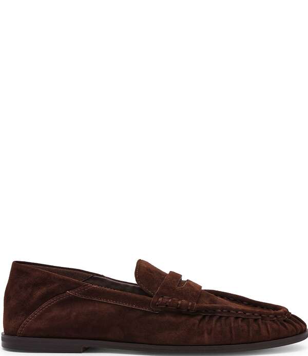 スティーブ マデン レディース シューズ スリッポン・ローファー スエード Steve Madden Women'stewart Suede Penny Loafers Chocolate Brown ブラウン 18,485円