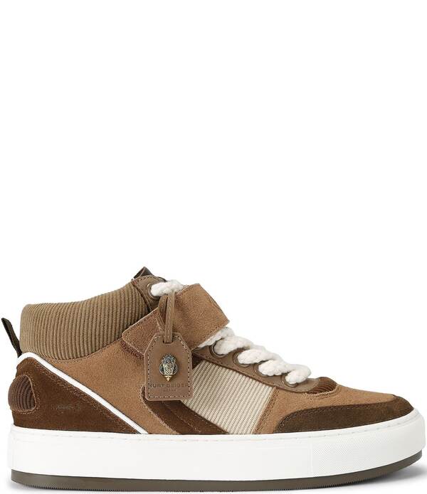 カートジェイガーロンドン メンズ シューズ スニーカー スエード ロゴ Kurt Geiger London Men'southbank Ball Suede Logornament Sneakers Taupe トープ