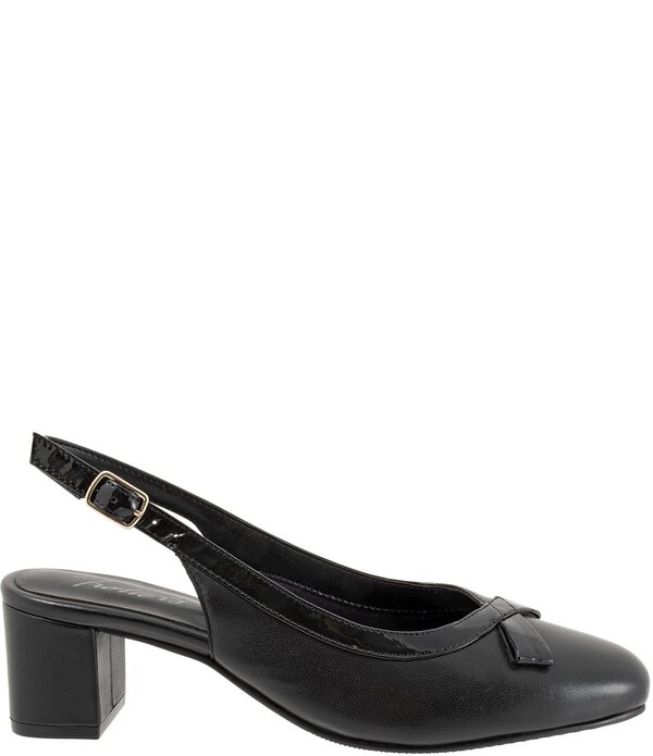 トロッターズ レディース シューズ パンプス レザー Trotters Dalani Leather Sling Pumps Black ブラック