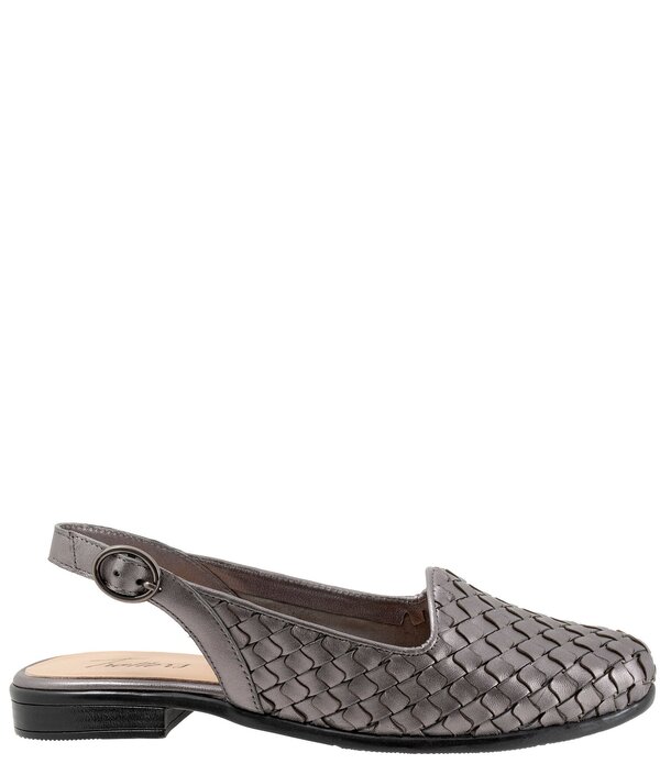 トロッターズ レディース シューズ パンプス レザー Trotters Lea Woven Leather Sling Flats Pewter ピューター 28,656円