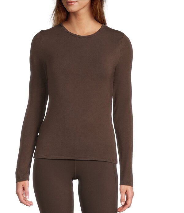 アントニオ メラーニ レディース トップス シャツ クルーネック ニット Antonio Melani Long Sleeve Crew Necknitee Chocolate チョコレート