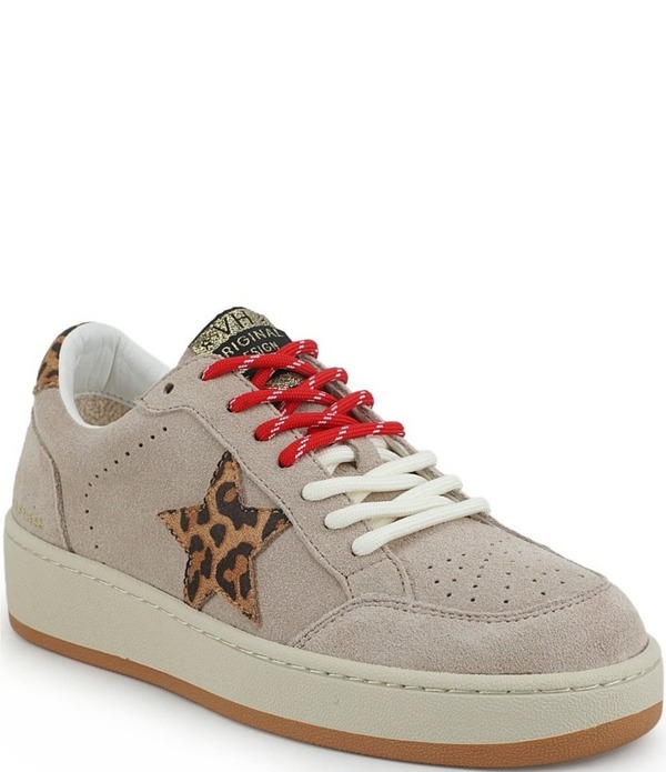 ヴィンテージハバナ レディース ボトムス カジュアルパンツ スニーカー スエード Vintage Havana Noah Suede Leopard Star Sneakers Taupe/Leopard Multi トープ