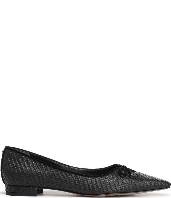 サムエデルマン レディース シューズ パンプスエード Sam Edelman Esmiraffiand Suede Bow Detail Ballet Flats Black ブラック|ReVida 店