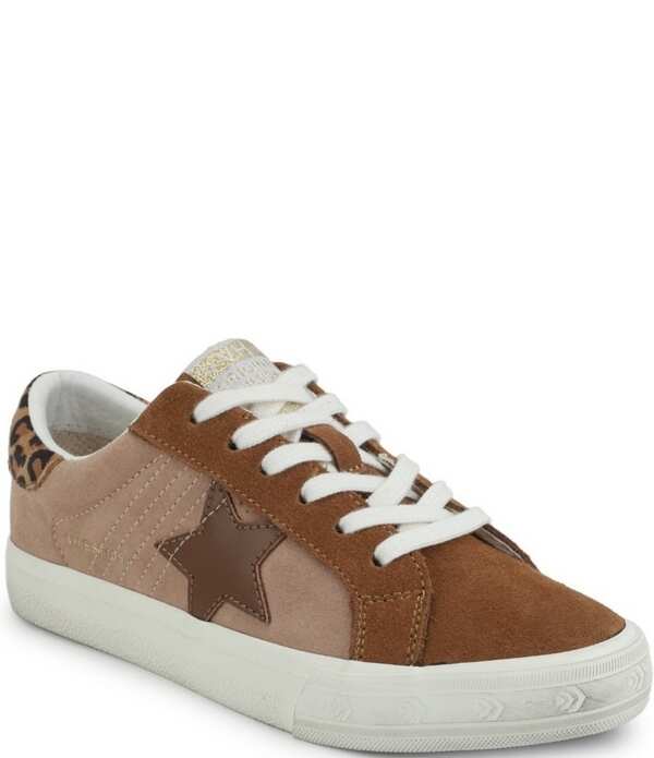 ヴィンテージハバナ レディース ボトムス カジュアルパンツ スニーカー スエード ヒール Vintage Havana Grande Suede Leopard Heel Sneakers Brown/Leopard ブラウン