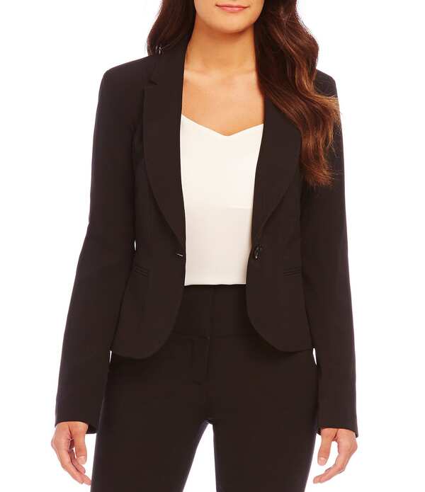 タカラ レディース アウター 上衣・上衣 スポーツジャケット 長袖 Takara Long-Sleeve Suiting Blazer Black 黒いこと