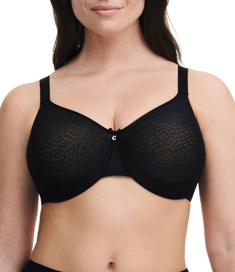 シャントル レディース アンダーウェア ブラジャー ミニ Chantelle C Magnifique Seamless Unlined Minimizer Bra Black ブラック