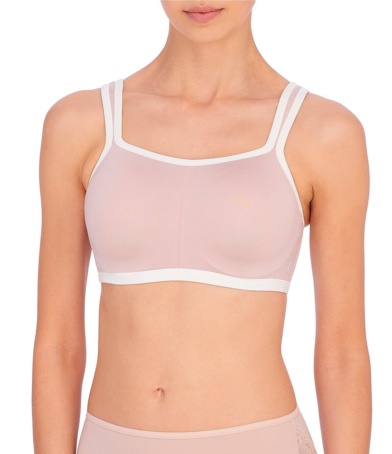 ナトリ レディース アンダーウェア ブラジャー Natori Yogi Seamless Convertible U-Back to Racerback Full-Busted Contour Underwire Sports Bra Light Mocha モカ