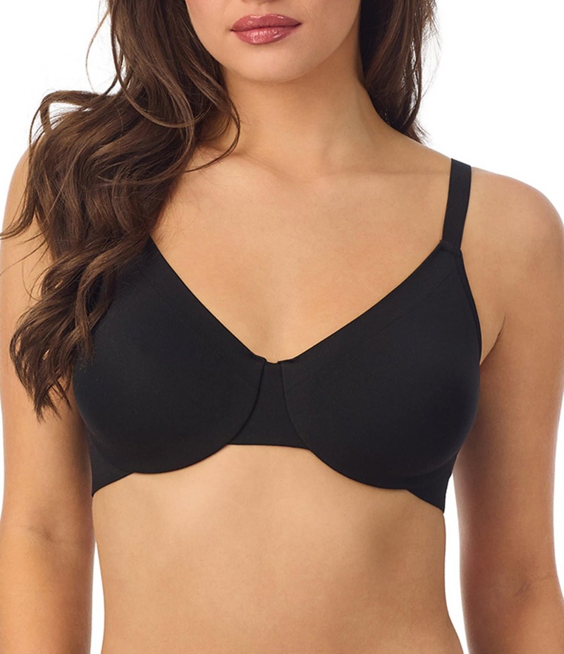 レミステレー レディース アンダーお召しもの ブラ Le Mystere Seamless Comfort Unlined Bra Black 黒いこと レディース-インナー・下着・ランジェリー-インナー・下着・ナイトウェア