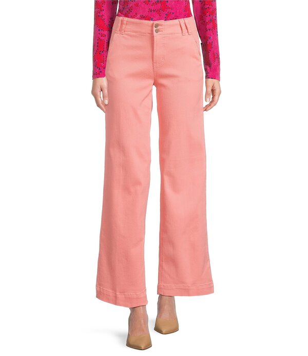 ニックアンドゾー レディース ボトムス デニムパンツ ワイドレッグ ジーンズ NIC + ZOE Weekend Stretch Denim Wide Leg Trouser Jeansnapdragon デニム｜ReVida 店