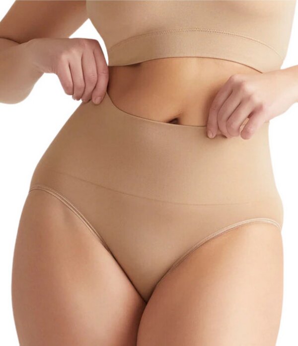 ユーミー レディース アンダー御召しもの ズボン下 Yummie Seamlesshaped Elastic Waist Brief Panty Almond