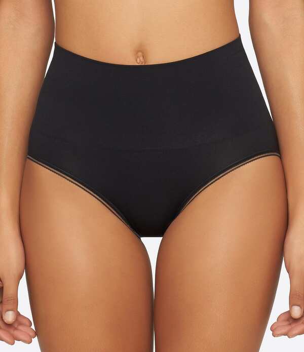ユーミー レディース アンダー御召しもの ズボン下 Yummie Seamlesshaped Elastic Waist Brief Panty Black 黒いこと