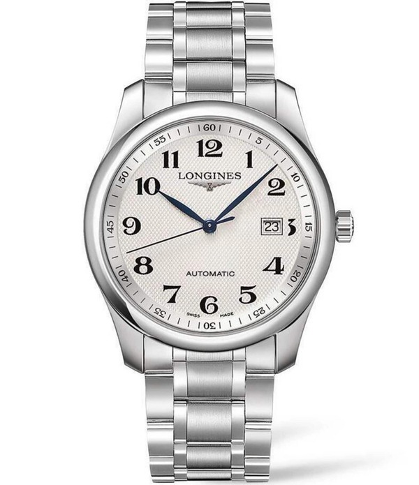 ロンジン レディース アクセサリー 腕時計 Tシャツ Longines Men's Master Collection Automatic Silver Dial Stainlessteel Bracelet Watch Silver シルバー