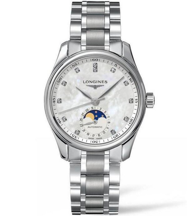ロンジン レディース アクセサリー 腕時計 Tシャツ Longines Women's Master Collection Automatic Stainlessteel Bracelet Watch Silver シルバー｜ReVida 店