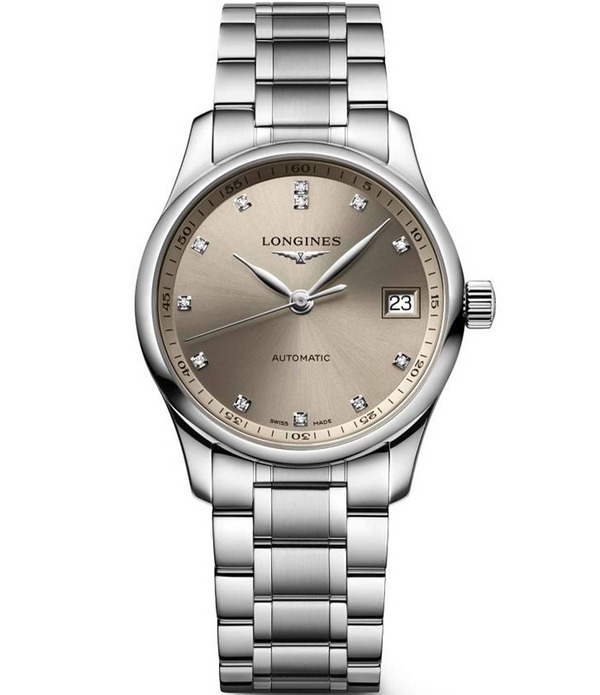 ロンジン レディース アクセサリー 腕時計 Tシャツ Longines Women's Master Automatic Stainlessteel Bracelet Watch Silver シルバー|ReVida 店
