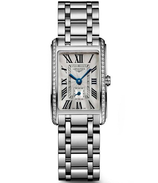ロンジン レディース アクセサリー 腕時計 Tシャツ Longines Women's Dolcevita Quartz Stainlessteel Bracelet Watch Silver シルバー|ReVida 店