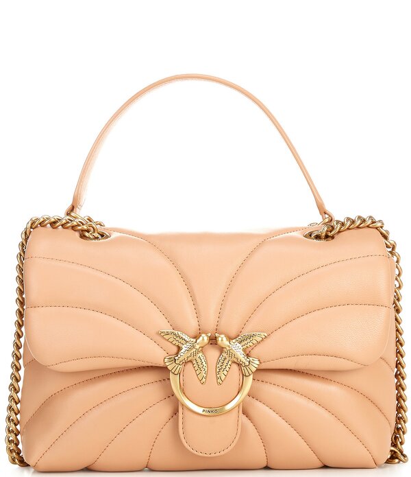 ピンコ レディース バッグ PINKO Love Puff Classiconvertible Shoulder Bag Pink/Antique Gold ピンク