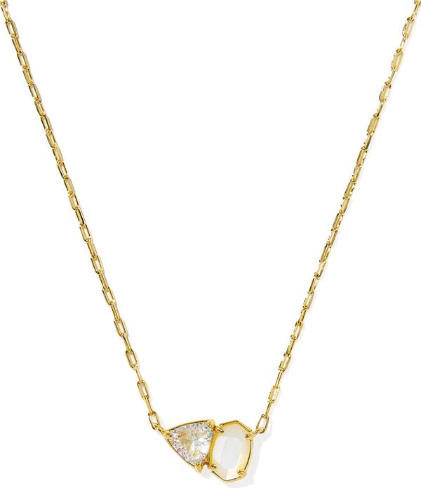 ケンドラスコット レディース アクセサリー ネックレス・チョーカー レース Kendra Scottatum Short Pendant Necklace Gold Neutral Mix ゴールド