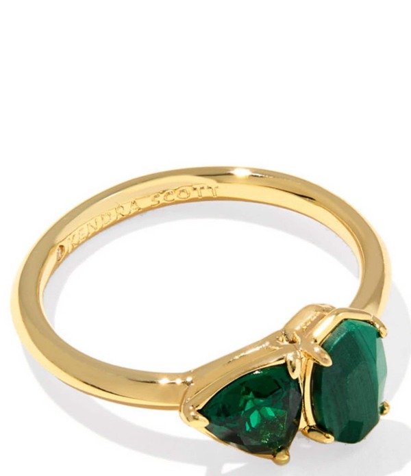 ケンドラスコット レディース アクセサリー 指輪 Kendra Scottatum Band Ringold Green Mix グリーン